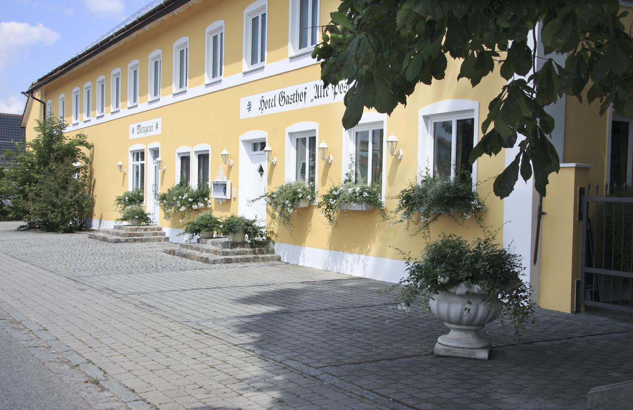 Hotel Gasthof Alte Post - Restaurant Offen Oberding Exterior photo